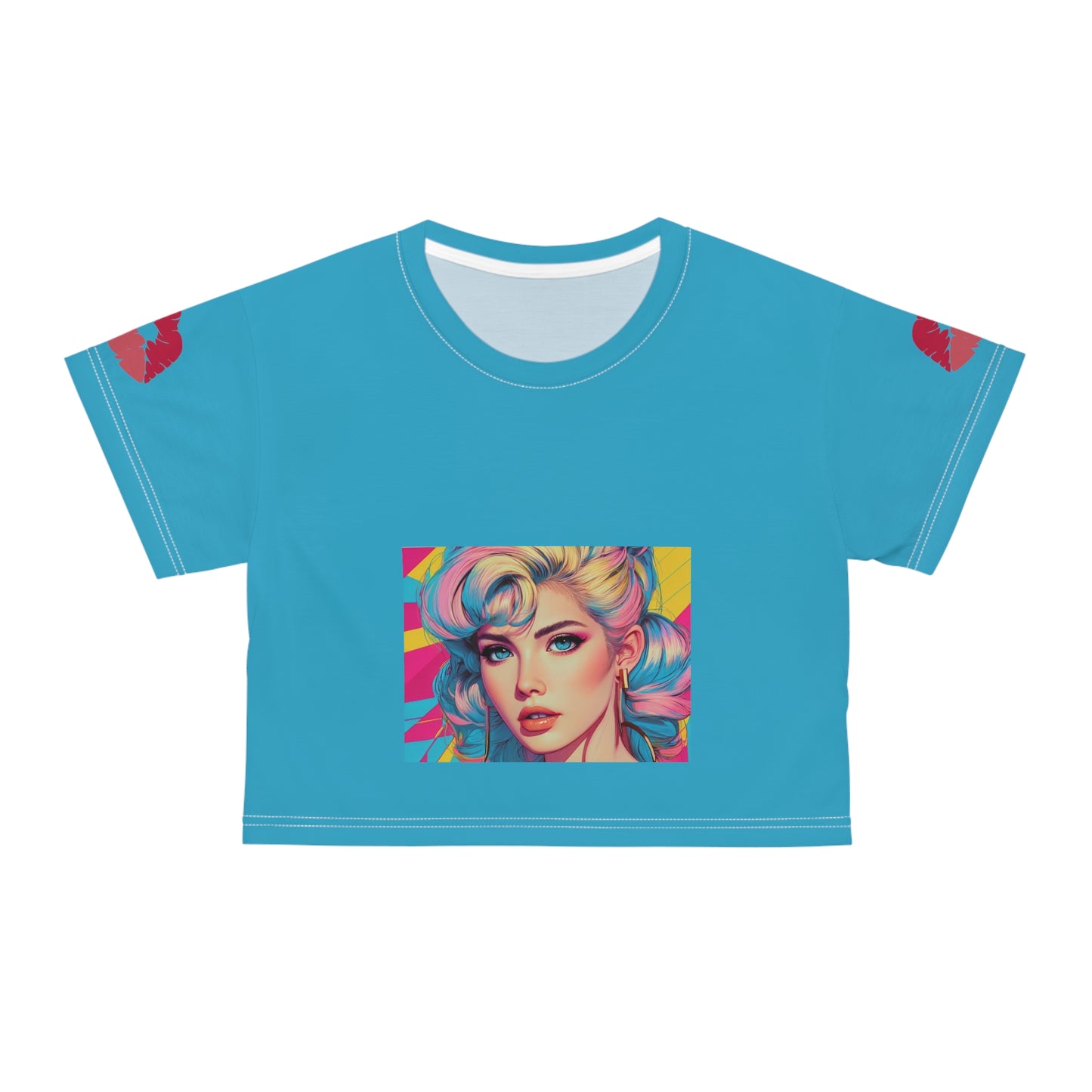 Crop T-shirt Pop Art