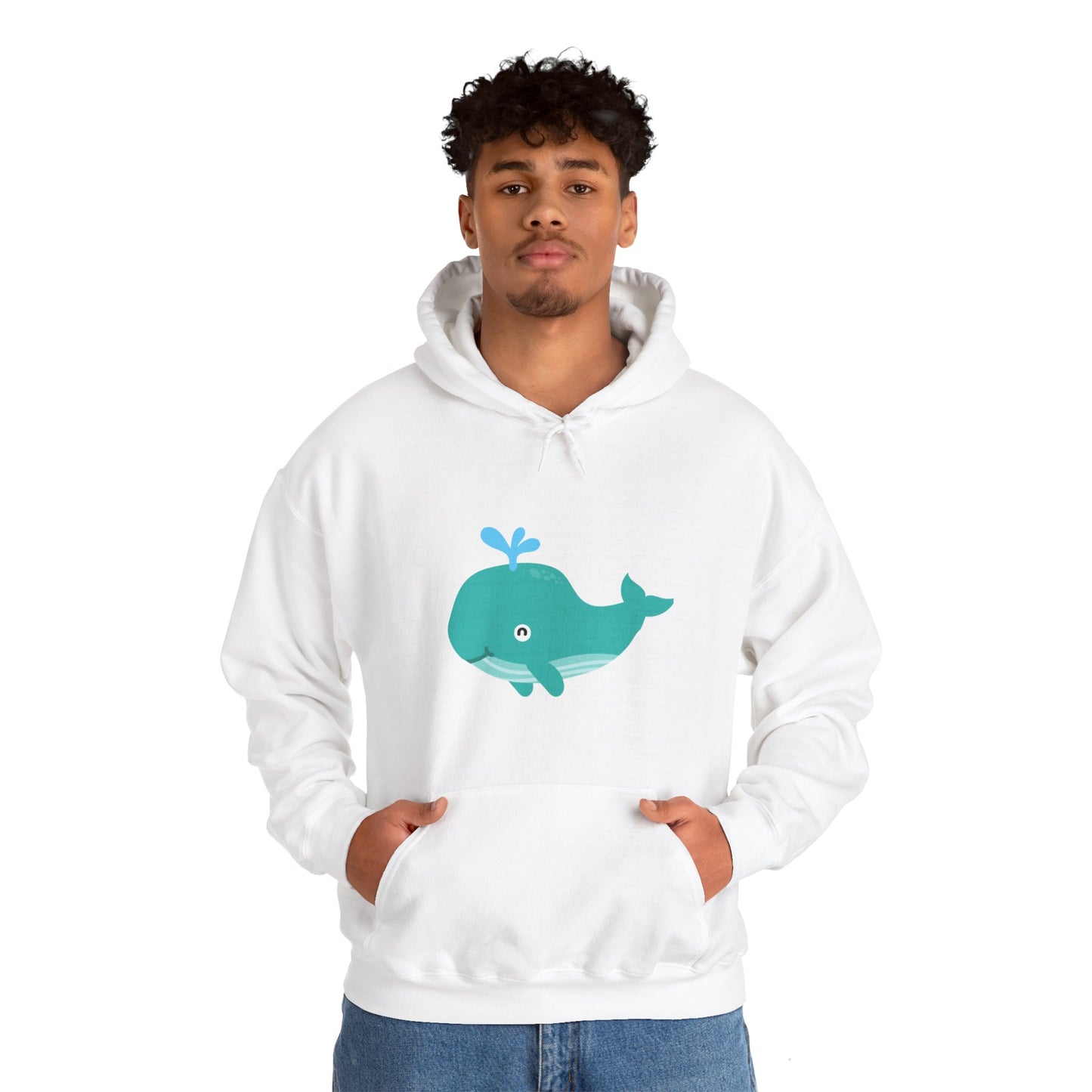 Unisex Hooded Sweatshirt Whale