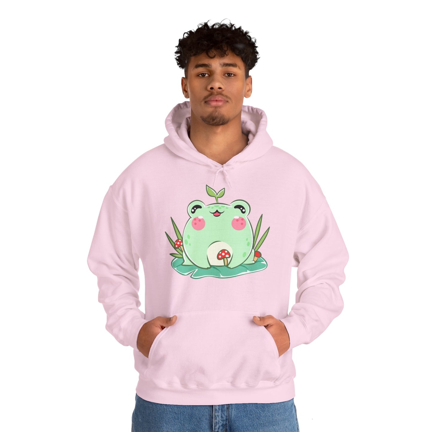 Unisex Hooded Sweatshirt Adorable Frog