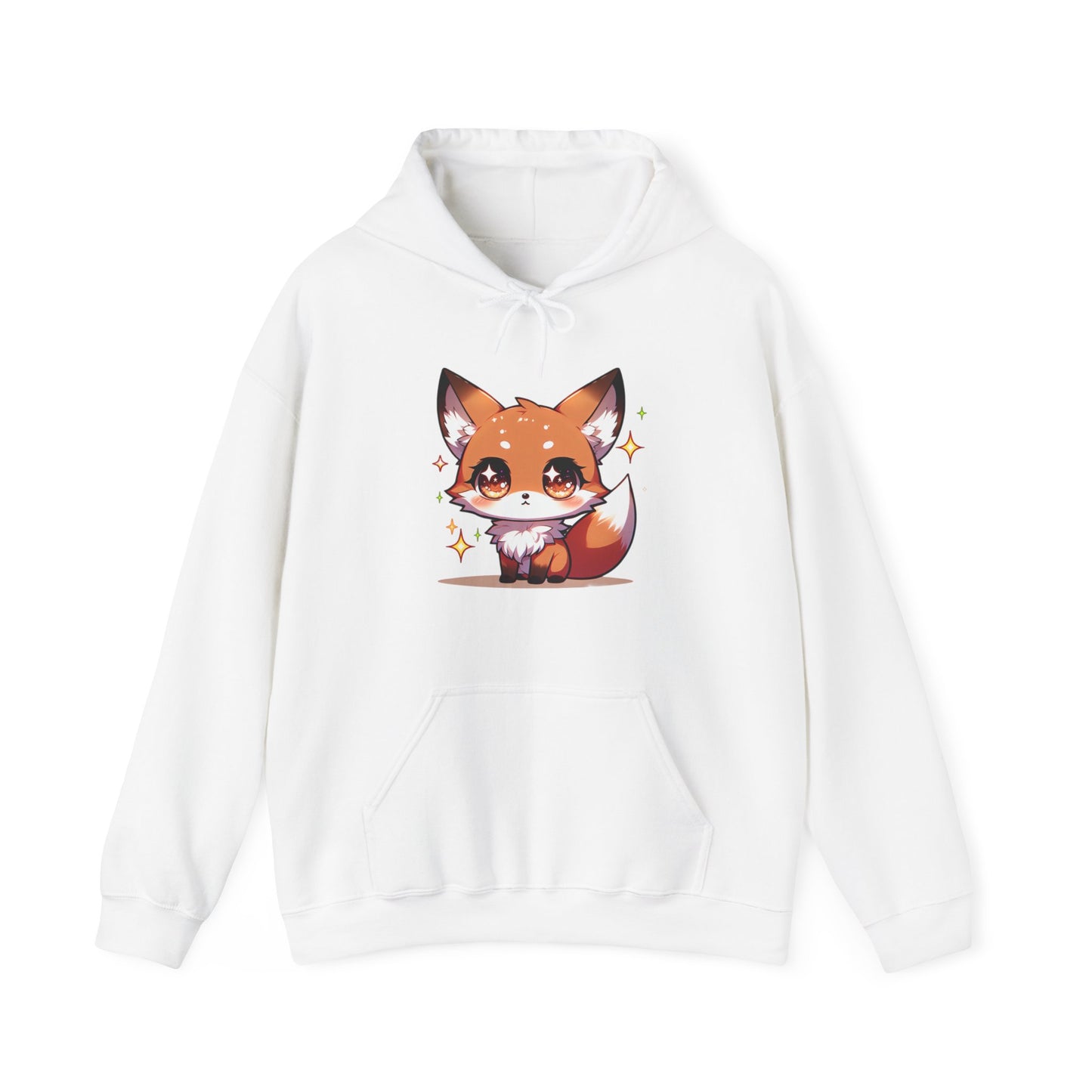 Unisex Hooded Sweatshirt Adorable Fox