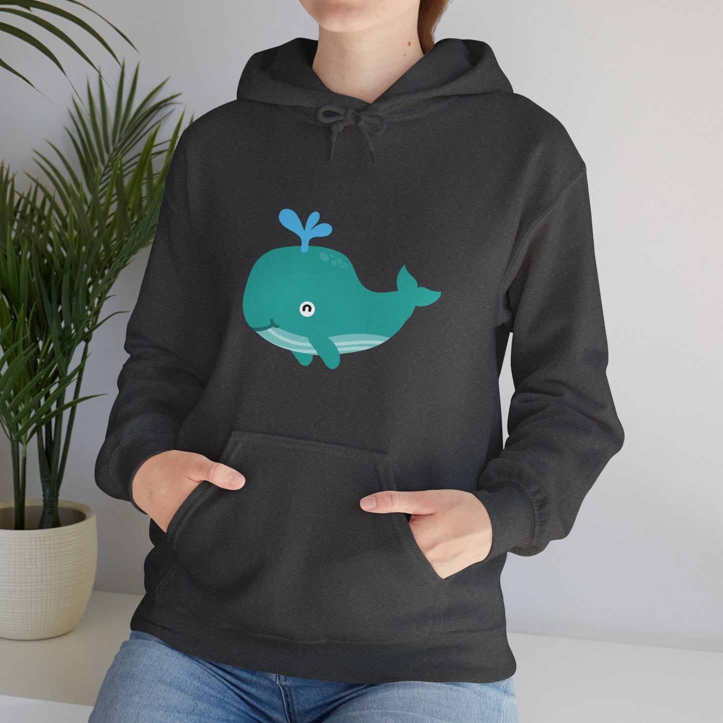 Unisex Hooded Sweatshirt Whale