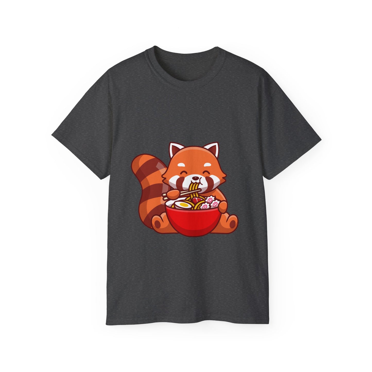 Unisex Cotton T-shirt Red Panda