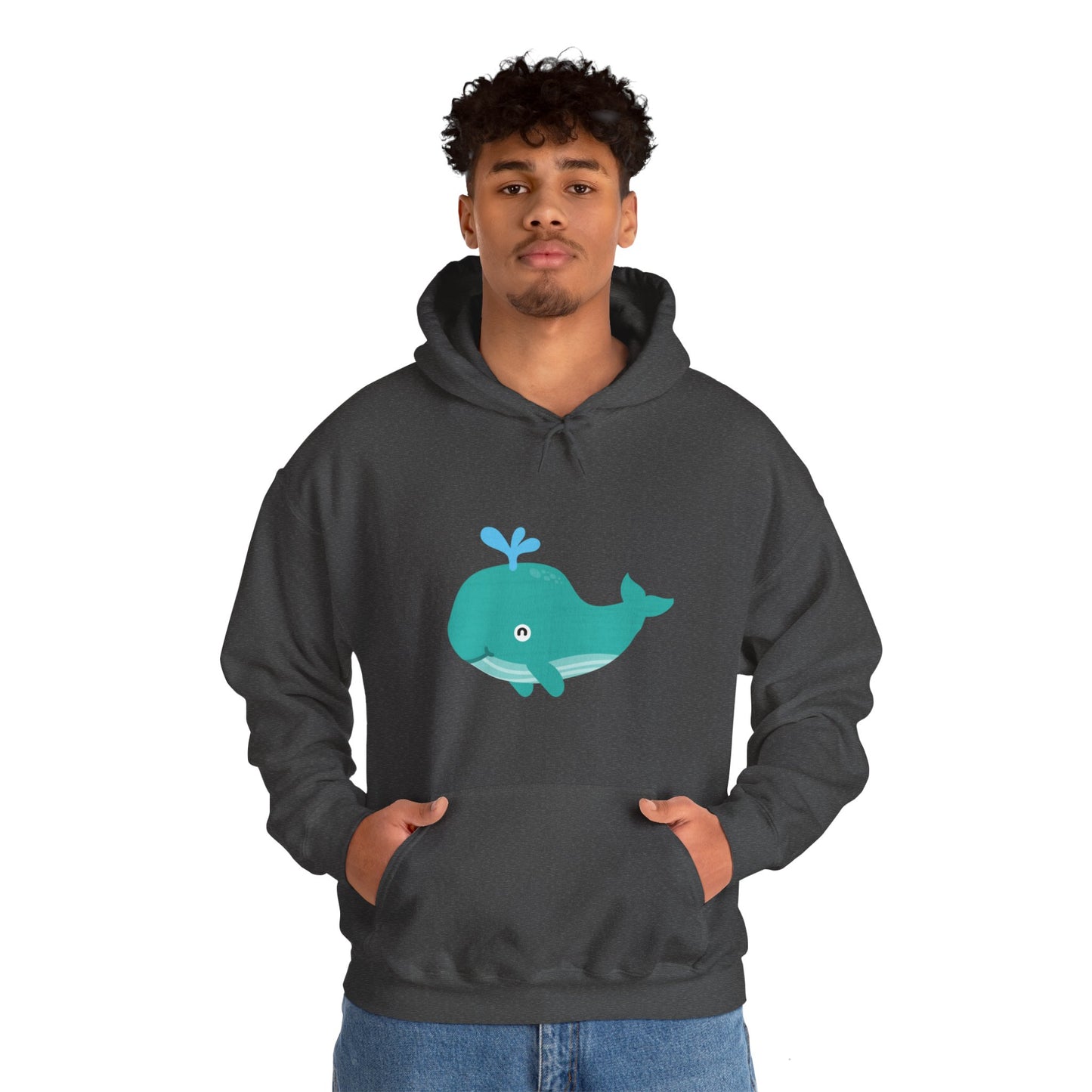 Unisex Hooded Sweatshirt Whale