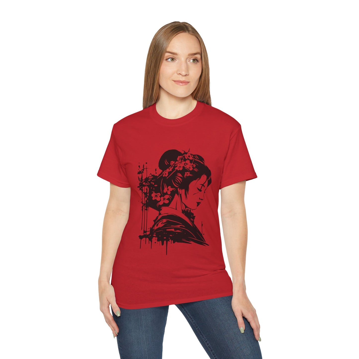 Unisex Cotton T-shirt Geisha