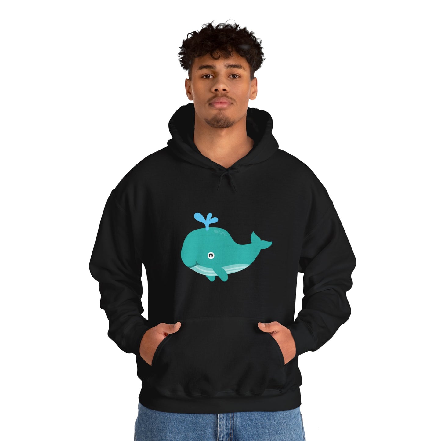 Unisex Hooded Sweatshirt Whale