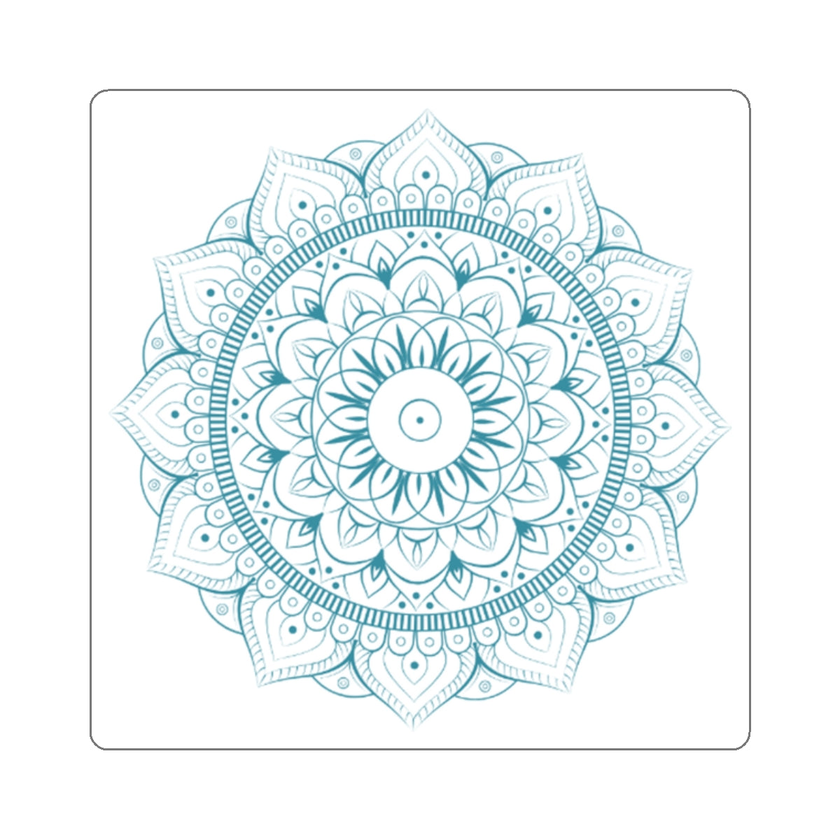 Mandala Sticker Turquoise