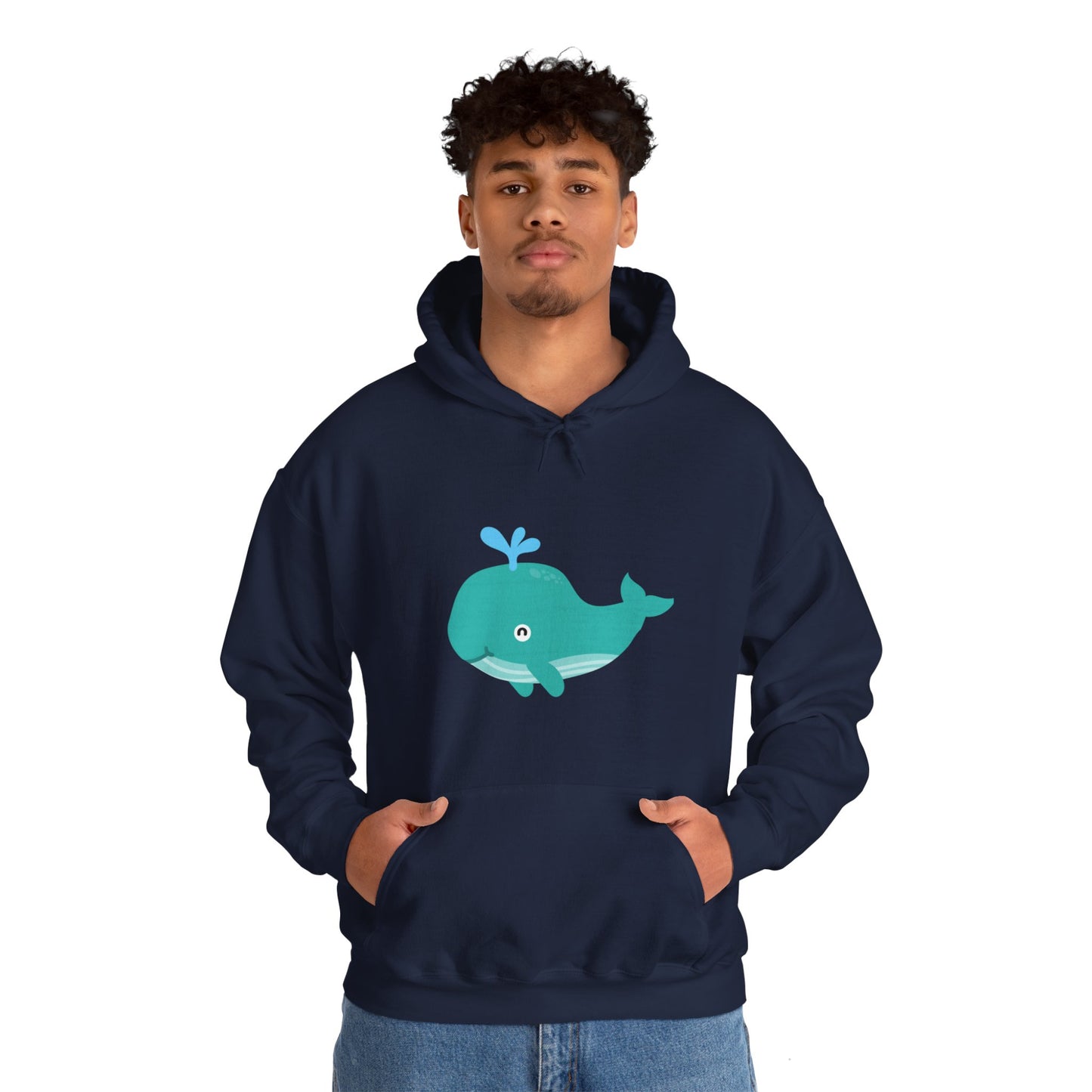 Unisex Hooded Sweatshirt Whale