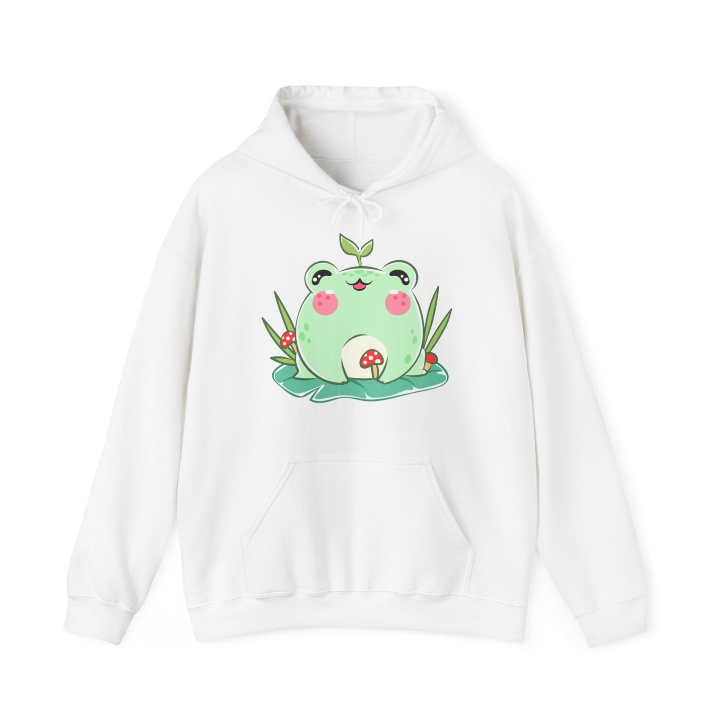 Unisex Hooded Sweatshirt Adorable Frog