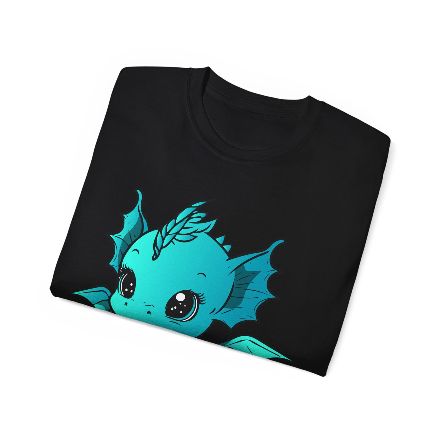 Unisex Cotton T-shirt Chibi Dragon