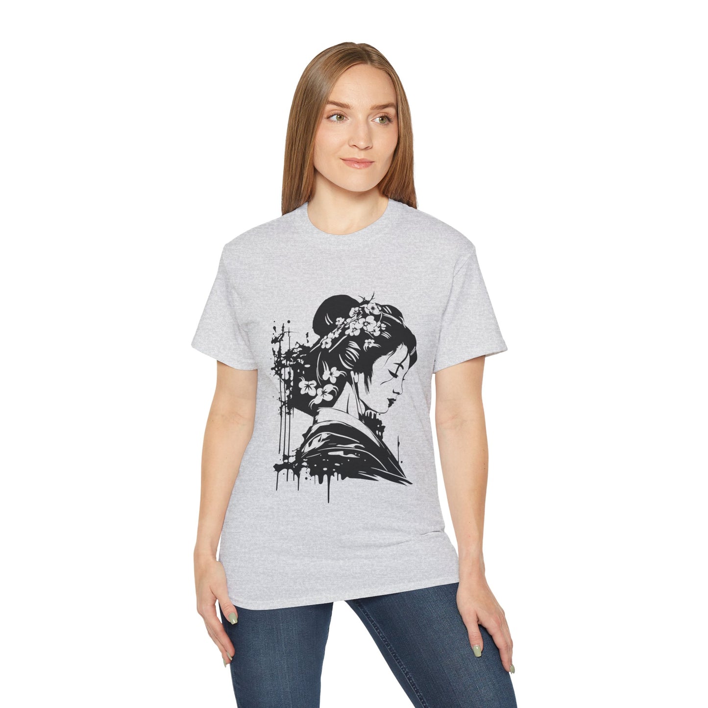 Unisex Cotton T-shirt Geisha