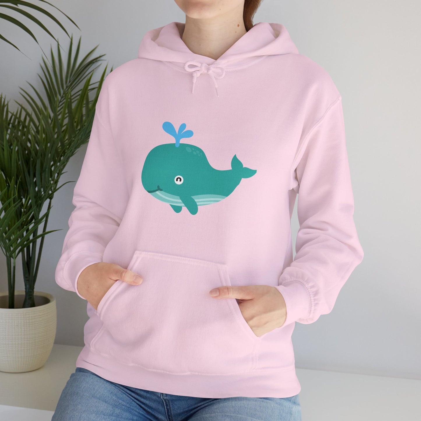 Unisex Hooded Sweatshirt Whale