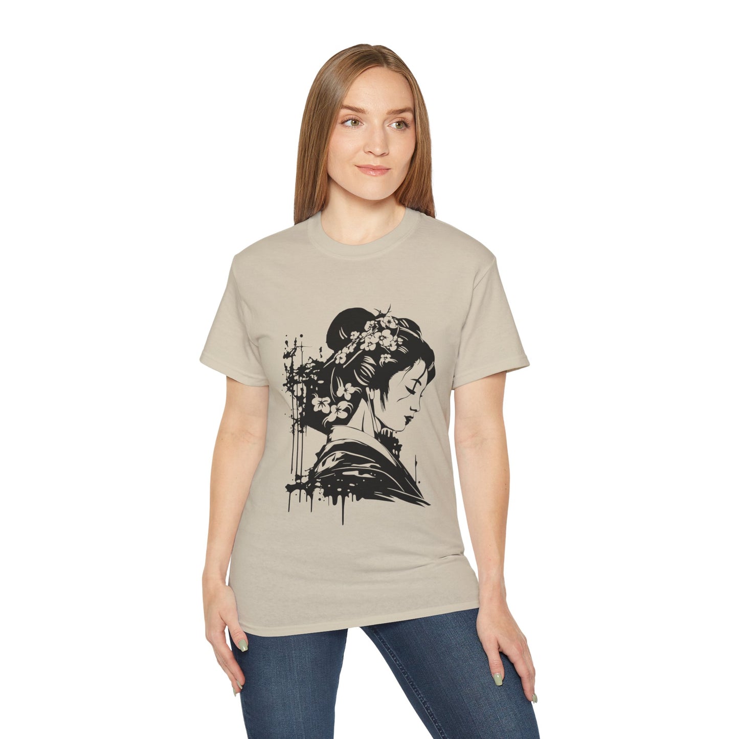 Unisex Cotton T-shirt Geisha