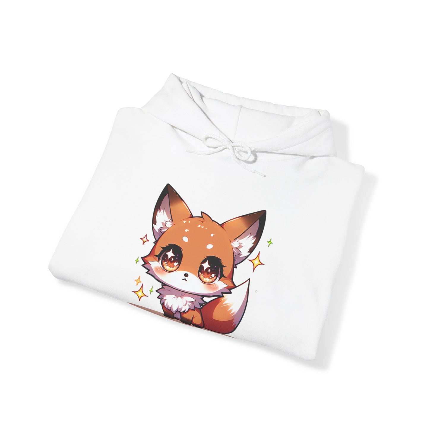 Unisex Hooded Sweatshirt Adorable Fox