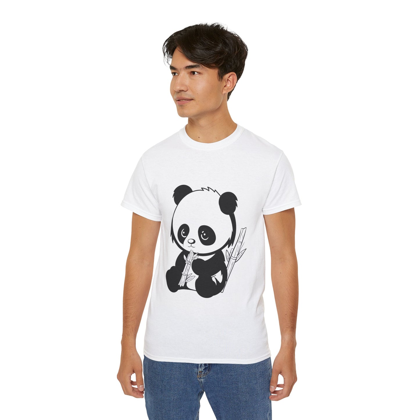 Unisex Cotton T-shirt Panda