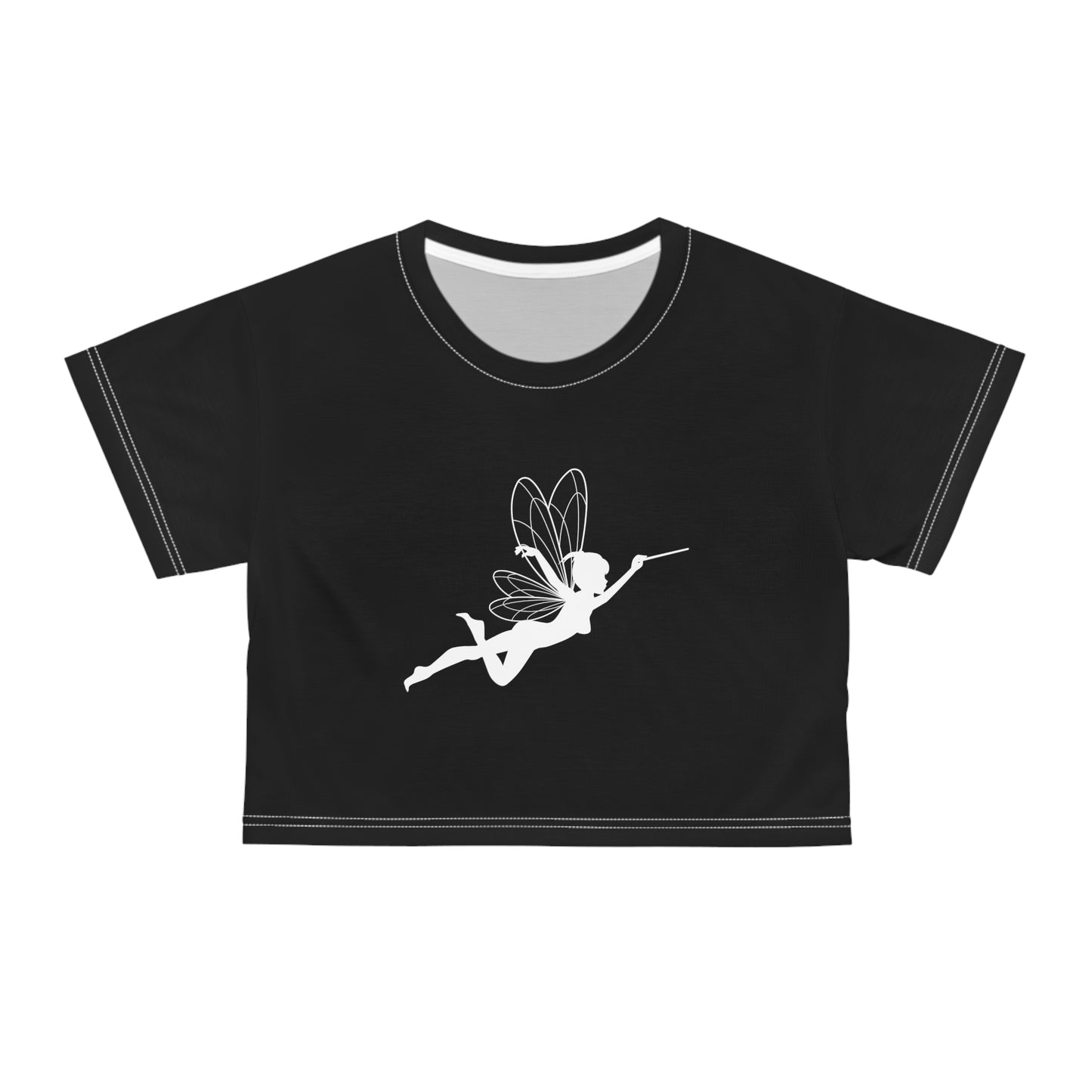 Crop T-shirt Butterfly