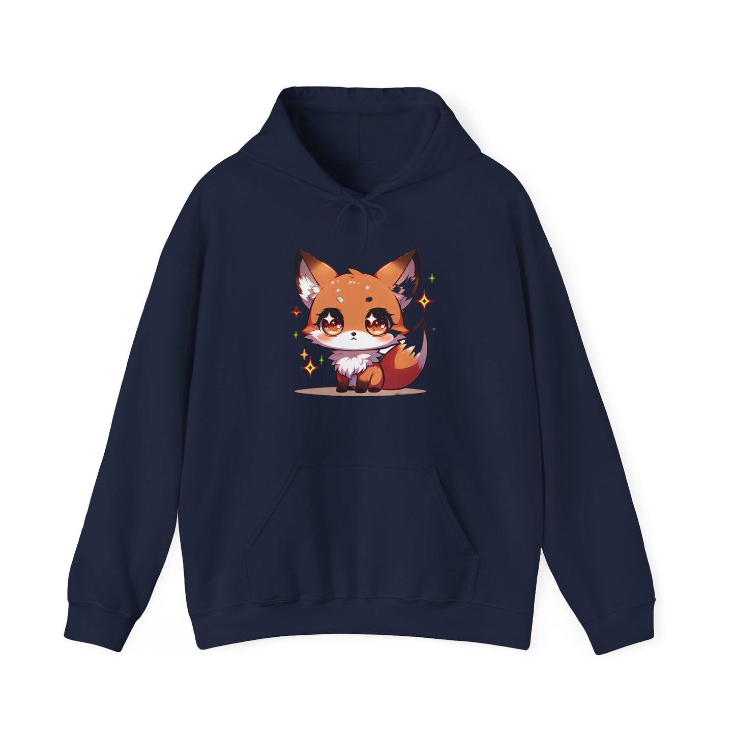 Unisex Hooded Sweatshirt Adorable Fox