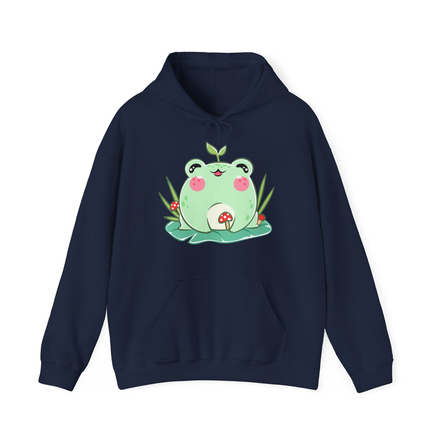 Unisex Hooded Sweatshirt Adorable Frog